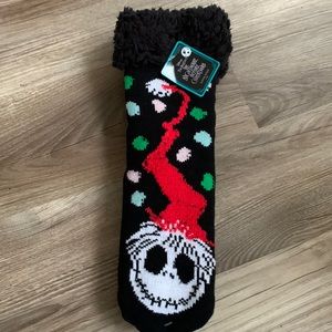 Disney The Nightmare Before Christmas Xmas Slipper Sock Jack Skellington 🆕